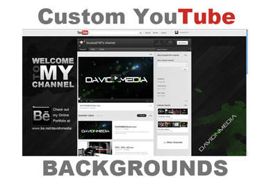 design you a custom YouTube background big1