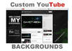 design you a custom YouTube background