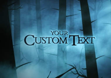 create a Spooky Woods video of your logo big1