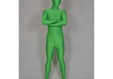 dance in a full body suit while holding a sign saying what ever you want in public big1
