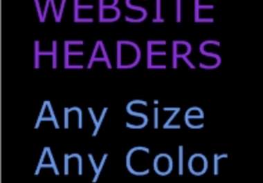 create any size header for you big1