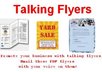 make you a talking flyer with your voice on it.