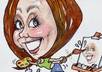 color the background item I drew for your caricature