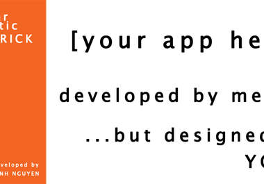 create any Android app you want and publish it big1