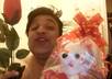 put a lipstick and record crazy valentine day message and dance for 15 second small1
