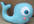 send you two handmade felt whales