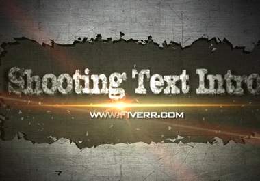 shoot out your text with a machine gun in this 10 second intro video big1