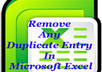 find and delete or colour in red ALL duplicate entries on Microsoft Excel worksheets with a maximum number of 100,000 entries per Gig