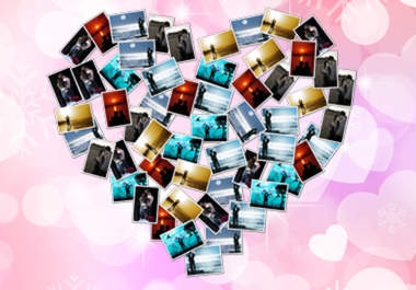 create a VALENTINE collage from your pictures big1