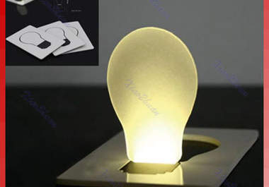 send you this amazing Portable Pocket Led Card Light Lamp put in Wallet with FREE shipping Worldwide Only big1