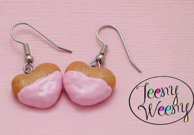 make you 2 pairs random mini food earrings big1