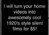 turn your home video into a 1920s style silent film small1