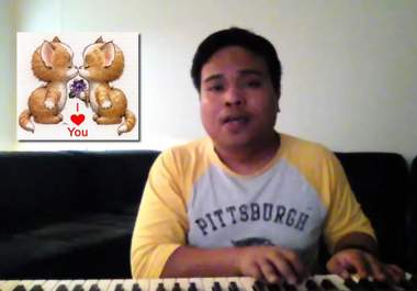 play and sing a love song or edit a video for your special someone and greet them with your special message big1