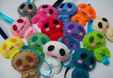 send you two handmade felt zombies big1