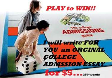 draft a Professionally Written College Admission Essay big1
