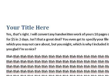 transform handwritten/scanned work into a text document of up to 10 pages big1