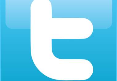 give you twitter account with 400+ followers big1
