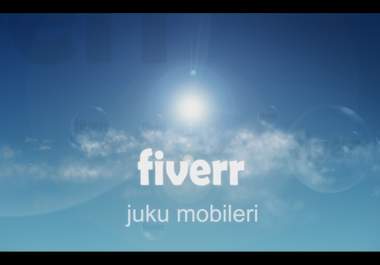 create flying your logo in blue sky big1