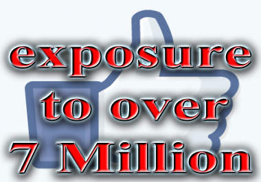 promote your Link to over 7 Million Facebook users with a Positive Review big1