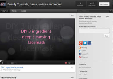 personalize your youtube channel for you big1