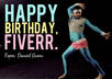 make a 30 second, HD video of myself dancing in spandex with a custom happy birthday message small1