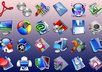 send you our personally designed awesome pack of over 120 icons both in png and ico formats for your own personalization