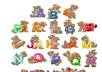 send you a Personalised  Childs Alphabet Scroll for printing and framing small1