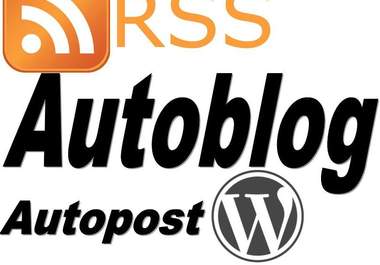 send to you an autoblog plugin for your WordPress that reads from RSS feed and publish to a post big1