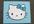 create a hello kitty painting