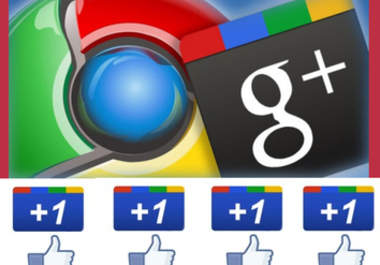 give you real 30 google 1+ big1