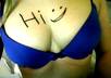 write a name or message on my body and take a picture