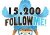 send you 17,000 Real Looking Twitter Followers Super Fast