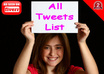 give you a List of 14500 Premade Precompiled All Lists TWEETS For Twitter That Consists Of All From My Other eight Lists combined together small1
