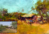 turn your photo into an amazing hand drawing oil painting picture