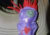 send you two handmade felt embroidered voo doo dolls small1