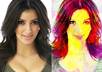 create a rainbow painting watercolor from your photoghraph, good for TWITTER profile