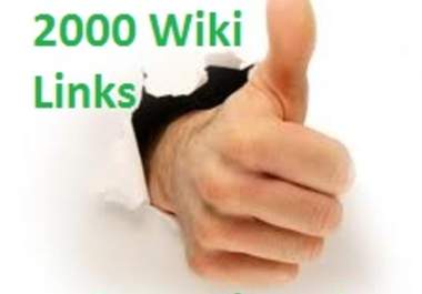 create 500 to 2000 UNIQUE wiki contextual backlinks, you choose, pr 1 to 8 sites, edu sites included ★ one of the largest list on fiverr ★ big1