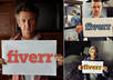 replace fiverrs logo with yours or a message