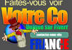 make a logo or site banner in french in the purest american style small1