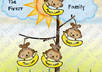 create a cute family tree page for your kids