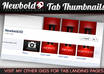 create 3 PROFESSIONAL Facebook Timeline Tab Thumbnails