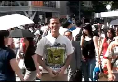 take a picture of your logo at Shibuya crossing big1