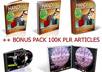 create PROFESSIONAL eCover and give you 100K plr bonus articles