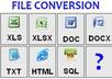 convert files from word document, html, csv, plain text, or mysql script to excel format
