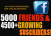 suggest your website fanpage or product to 9500[5000 Friends and  4500 Suscribers] loyal and active users on facebook