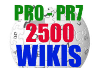 create over 2500 contextual wikis backlinks from powerful wiki sites big1