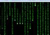 create a matrix effect flash object with text