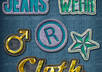 create a photo of your name on Jeans Stripe using my skills