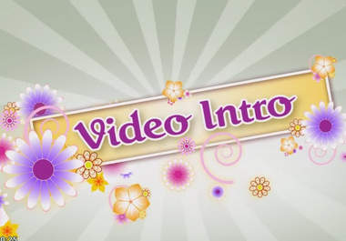 customize this floral video intro big1