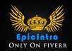 create a very elegant Carbonic dark logo reveal video small1